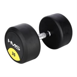 Gantera HG PRO 17-66-165, 35 kg, Negru/Argintiu