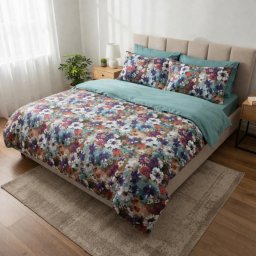 Lenjerie de pat Cotton Pro 100% bumbac – imprimare digitală (Floral Daydream)