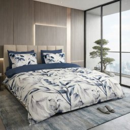 Lenjerie de pat Cotton Pro 100% bumbac – imprimare digitală (Eucalyptus Noir)