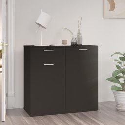 Servanta, negru, 80x36 x75 cm, PAL GartenMobel Dekor