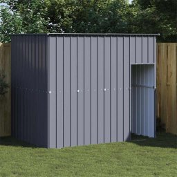 Cusca caine cu acoperis antracit 214x153x181 cm otel galvanizat GartenMobel Dekor