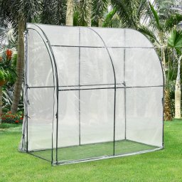 Sera de gradina Juta tip perete cu folie PVC 100x200x215 cm