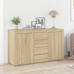 Bufet cu sertar Stejar Sonoma 120 x 36 x 69 cm Lemn compozit GartenMobel Dekor