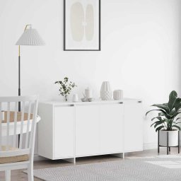Bufet Alb 135 x 41 x 75 cm Lemn compozit GartenMobel Dekor