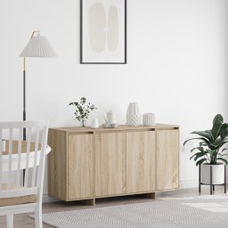 Bufet Stejar Sonoma 135 x 41 x 75 cm Lemn compozit GartenMobel Dekor