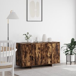 Bufet Stejar fumuriu 135 x 41 x 75 cm Lemn compozit GartenMobel Dekor