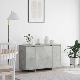 Bufet Gri beton 120 x 41 x 75 cm Lemn compozit GartenMobel Dekor