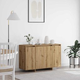 Bufet stejar artizanal 120 x 41 x 75 cm Lemn compozit GartenMobel Dekor