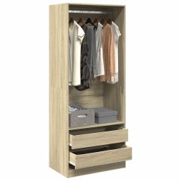 Sifonier, stejar sonoma, 80x50x200 cm, lemn prelucrat GartenMobel Dekor