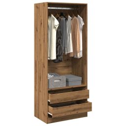 Sifonier, stejar artizanal, 80x50x200 cm, lemn prelucrat GartenMobel Dekor