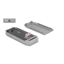 DELOCK M.2 NVMe SSD casă USB 40 Gbps fără unelte