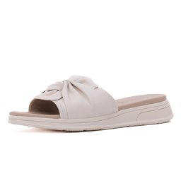 Papuci dama din piele naturala, Caprice 9-27208-46 170 OFFWHITE NAPPA, alb