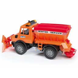 Bruder - utilaj zapada mercedes benz unimog cu plug