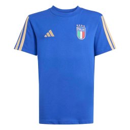ADIDAS PERFORMANCE Tricou funcțional 'FIGC KIDS TEE' albastru