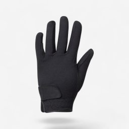 Mănuși Echitație Basic Negru Copii