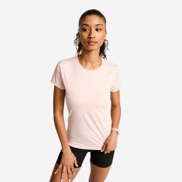 Tricou Fitness cardio Roz deschis Damă