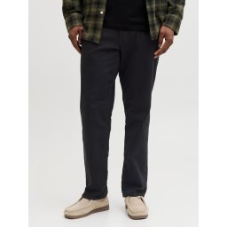 Jack & Jones Plus Blugi JJIGLENN, barbati big sizes, cu talie joasa si croiala Slim fit, Negru (SELECTATI MARIMEA: 48, SELECTATI LUNGIMEA: 32)