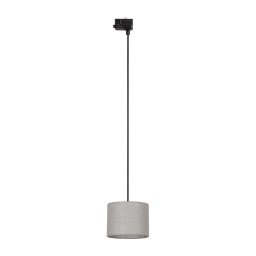 Lustră pe cablu pentru sistem de șină trifazic TRACER 1xE27/15W/230V d. 20 cm negru/gri