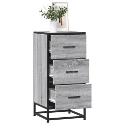 Dulap, gri sonoma, 35,5x35x76 cm, lemn prelucrat si metal GartenMobel Dekor