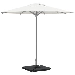 Placi cu greutate umbrela 4 buc Granit Negru Triunghiular 14 kg GartenMobel Dekor