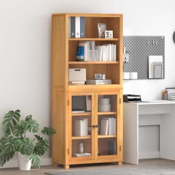Set de Mobilier pentru Depozitare cu usa Maro Lemn compozit GartenMobel Dekor