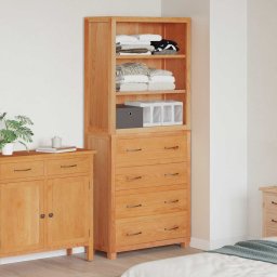 Set de Mobilier pentru Depozitare cu sertar Maro Lemn compozit GartenMobel Dekor