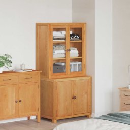 Set de Mobilier pentru Depozitare cu usa Maro Lemn compozit GartenMobel Dekor