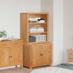 Set de Mobilier pentru Depozitare cu usa Maro Lemn compozit GartenMobel Dekor