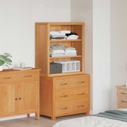 Set de Mobilier pentru Depozitare cu sertar Maro Lemn compozit GartenMobel Dekor