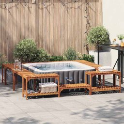 Imprejmuire pentru Cada cu Hidromasaj Maro 255 x 255 x 55,5 cm GartenMobel Dekor