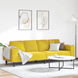 Canapea pentru living Galben 250 x 77 x 76 cm GartenMobel Dekor