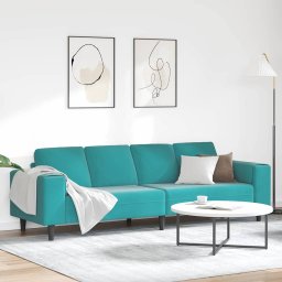 Canapea pentru living Turcoaz 250 x 188 x 76 cm GartenMobel Dekor