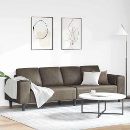 Canapea pentru living Gri închis 250 x 77 x 76 cm GartenMobel Dekor