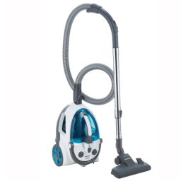 Aspirator Heinner HVC-V800WBL, fara sac, 800 W, recipient 2 litri, alb-albastru