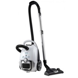 Aspirator cu sac Heinner HVC-M700WH, 700W, indicator sac plin, 3 litri, tub telescopic, alb