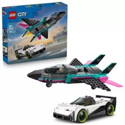 LEGO® City Avion vs. mașină 60489