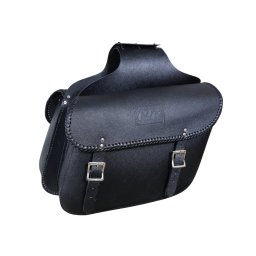 Set genti laterale piele chopper cruiser custom moto coburi