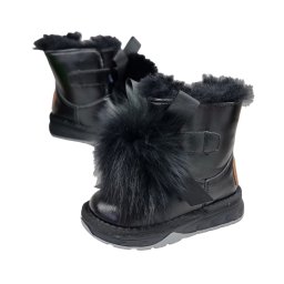 Ghete piele sintetica imblanite cu ciucure mare