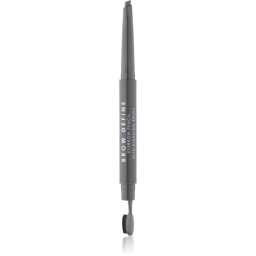 MUA Makeup Academy Brow Define creion pentru sprancene cu pensula culoare Grey 0.25 g