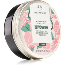 The Body Shop British Rose Body Butter unt pentru corp cu aromă de trandafiri 200 ml