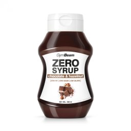 GymBeam ZERO SIROP Ciocolată cu alune 350 ml alune - ciocolată