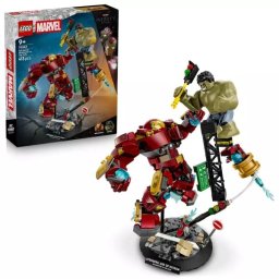 Lupta uriașă dintre LEGO® Marvel Hulkbuster și Hulk 76343
