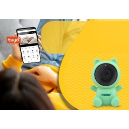 Neno Lui baby monitor Wi-Fi cu suport flexibil si control din telefon