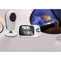 Neno Vera baby monitor cu receptor 3,2 inch si mod VOX