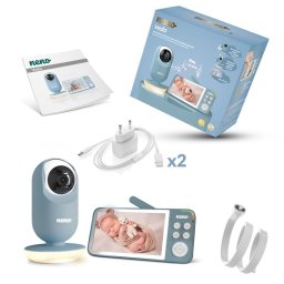Neno Vedo Blue baby monitor video cu ecran mare de 5 inch