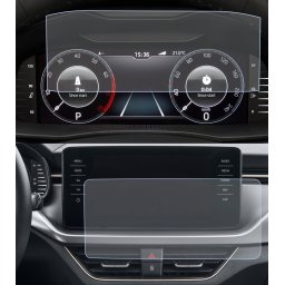 Skoda Kamiq 2021+ Set Folii de Protectie pentru Navigatie si Ceasuri - HD-Premium FoliaTa