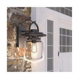 Quintiesse QN-LASALLE-M-WT Lampă de perete pentru exterior LASALLE M, soclu 1xE27, 60W max., 230V, IP44, bronz