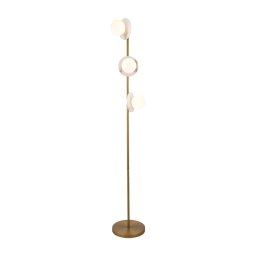 Endon 120042 - Lampadar CERCHIO 3xG9/5W/230V alamă