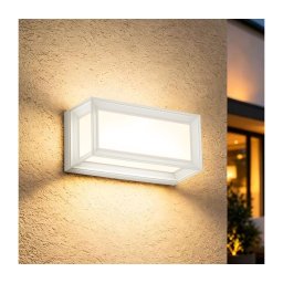 Brilagi - Aplică LED de perete pentru exterior PARKER 12W/230V 3000/4500/6000K alb IP44