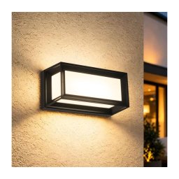 Brilagi - Aplica LED de perete pentru exterior PARKER LED/12W/230V 3000/4500/6000K negru IP44